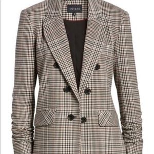 1. State rouched blazer
